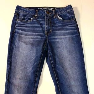 American eagle super stretch hi rise jeggin size 6